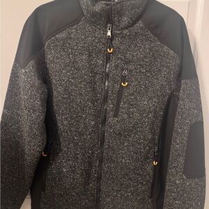 Izod Charcoal and Black Performance Jacket